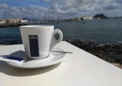 Koffie in de haven